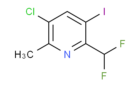 5-Chloro-2-(difluoromethyl)-3-iodo-6-methylpyridine