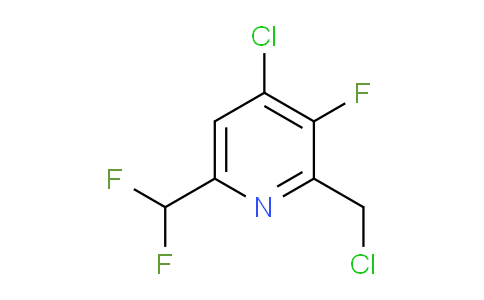 4-Chloro-2-(chloromethyl)-6-(difluoromethyl)-3-fluoropyridine