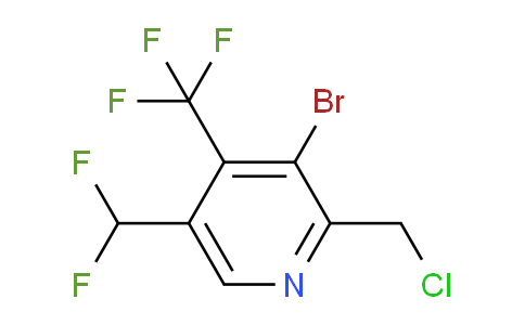 AM206668 | 1805951-84-1 | 3-Bromo-2-(chloromethyl)-5-(difluoromethyl)-4-(trifluoromethyl)pyridine