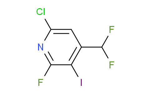 6-Chloro-4-(difluoromethyl)-2-fluoro-3-iodopyridine