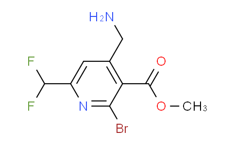 AM206673 | 1805353-03-0 | Methyl 4-(aminomethyl)-2-bromo-6-(difluoromethyl)pyridine-3-carboxylate