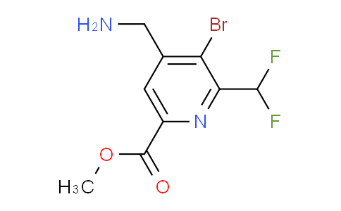 AM206675 | 1804487-98-6 | Methyl 4-(aminomethyl)-3-bromo-2-(difluoromethyl)pyridine-6-carboxylate