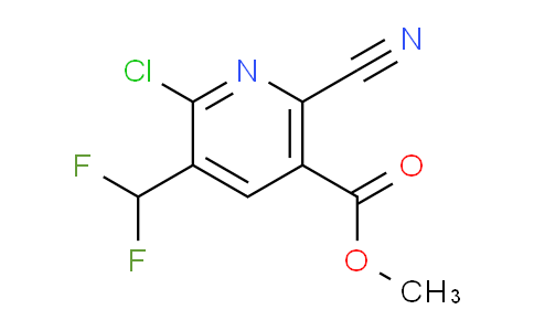 AM206681 | 1804667-84-2 | Methyl 2-chloro-6-cyano-3-(difluoromethyl)pyridine-5-carboxylate