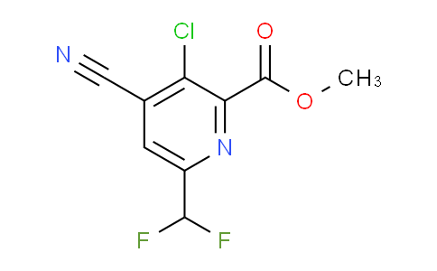AM206686 | 1806917-69-0 | Methyl 3-chloro-4-cyano-6-(difluoromethyl)pyridine-2-carboxylate