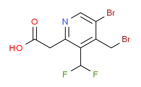 5-Bromo-4-(bromomethyl)-3-(difluoromethyl)pyridine-2-acetic acid