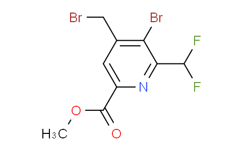 AM206693 | 1805344-16-4 | Methyl 3-bromo-4-(bromomethyl)-2-(difluoromethyl)pyridine-6-carboxylate