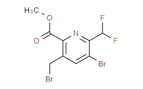 AM206694 | 1805257-66-2 | Methyl 3-bromo-5-(bromomethyl)-2-(difluoromethyl)pyridine-6-carboxylate