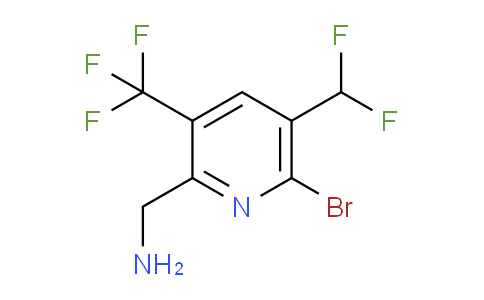 AM206712 | 1805450-26-3 | 2-(Aminomethyl)-6-bromo-5-(difluoromethyl)-3-(trifluoromethyl)pyridine