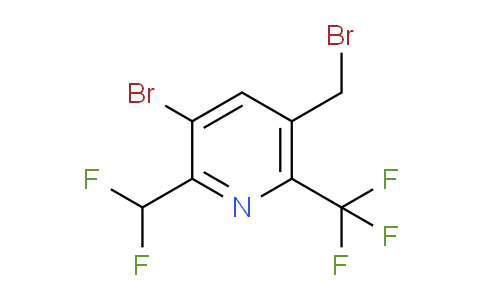 AM206721 | 1806916-95-9 | 3-Bromo-5-(bromomethyl)-2-(difluoromethyl)-6-(trifluoromethyl)pyridine