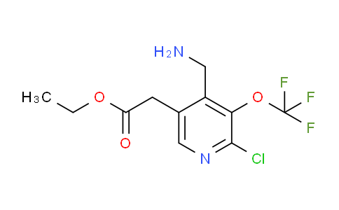 AM20673 | 1803636-51-2 | Ethyl 4-(aminomethyl)-2-chloro-3-(trifluoromethoxy)pyridine-5-acetate