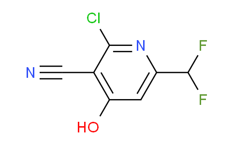 2-Chloro-3-cyano-6-(difluoromethyl)-4-hydroxypyridine