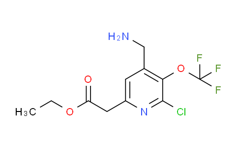 AM20674 | 1804325-58-3 | Ethyl 4-(aminomethyl)-2-chloro-3-(trifluoromethoxy)pyridine-6-acetate