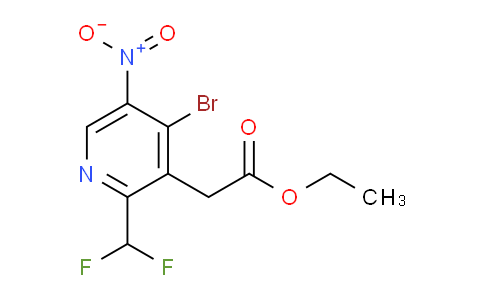 AM206743 | 1804981-83-6 | Ethyl 4-bromo-2-(difluoromethyl)-5-nitropyridine-3-acetate