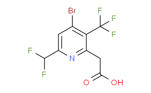 AM206747 | 1804464-51-4 | 4-Bromo-6-(difluoromethyl)-3-(trifluoromethyl)pyridine-2-acetic acid