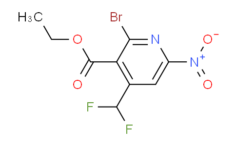 AM206753 | 1804981-72-3 | Ethyl 2-bromo-4-(difluoromethyl)-6-nitropyridine-3-carboxylate