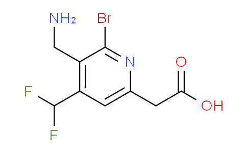 AM206755 | 1806915-66-1 | 3-(Aminomethyl)-2-bromo-4-(difluoromethyl)pyridine-6-acetic acid
