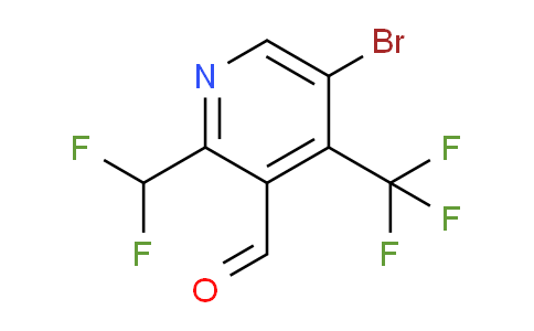 AM206756 | 1805965-78-9 | 5-Bromo-2-(difluoromethyl)-4-(trifluoromethyl)pyridine-3-carboxaldehyde