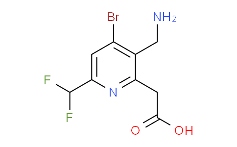 AM206757 | 1804488-17-2 | 3-(Aminomethyl)-4-bromo-6-(difluoromethyl)pyridine-2-acetic acid