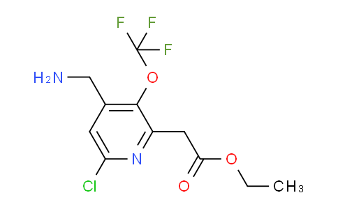 AM20676 | 1804795-24-1 | Ethyl 4-(aminomethyl)-6-chloro-3-(trifluoromethoxy)pyridine-2-acetate