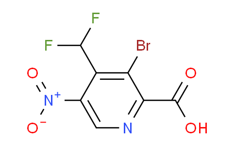 AM206760 | 1805935-30-1 | 3-Bromo-4-(difluoromethyl)-5-nitropyridine-2-carboxylic acid