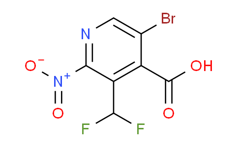 AM206762 | 1804432-55-0 | 5-Bromo-3-(difluoromethyl)-2-nitropyridine-4-carboxylic acid