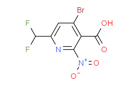 AM206764 | 1806996-02-0 | 4-Bromo-6-(difluoromethyl)-2-nitropyridine-3-carboxylic acid