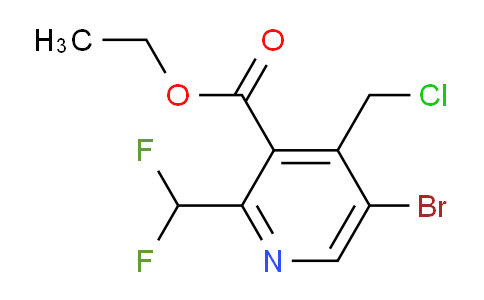 AM206772 | 1807002-44-3 | Ethyl 5-bromo-4-(chloromethyl)-2-(difluoromethyl)pyridine-3-carboxylate