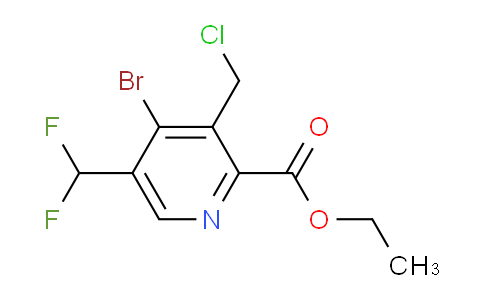 AM206774 | 1805393-17-2 | Ethyl 4-bromo-3-(chloromethyl)-5-(difluoromethyl)pyridine-2-carboxylate