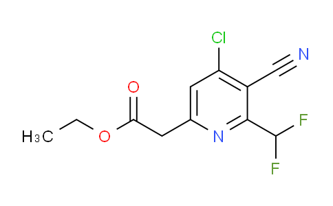 AM206775 | 1805980-47-5 | Ethyl 4-chloro-3-cyano-2-(difluoromethyl)pyridine-6-acetate