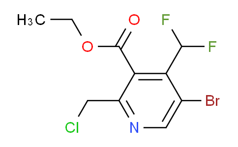 AM206776 | 1805393-37-6 | Ethyl 5-bromo-2-(chloromethyl)-4-(difluoromethyl)pyridine-3-carboxylate