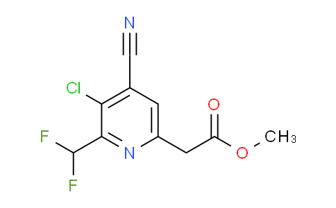 AM206781 | 1804491-56-2 | Methyl 3-chloro-4-cyano-2-(difluoromethyl)pyridine-6-acetate