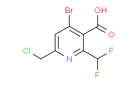 AM206785 | 1807002-32-9 | 4-Bromo-6-(chloromethyl)-2-(difluoromethyl)pyridine-3-carboxylic acid