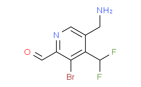 AM206786 | 1804844-64-1 | 5-(Aminomethyl)-3-bromo-4-(difluoromethyl)pyridine-2-carboxaldehyde