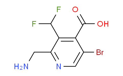 AM206789 | 1804844-83-4 | 2-(Aminomethyl)-5-bromo-3-(difluoromethyl)pyridine-4-carboxylic acid