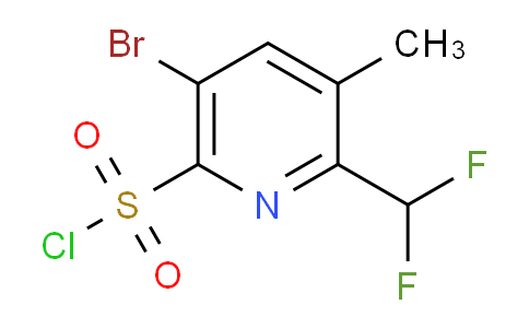 AM206792 | 1805938-94-6 | 5-Bromo-2-(difluoromethyl)-3-methylpyridine-6-sulfonyl chloride