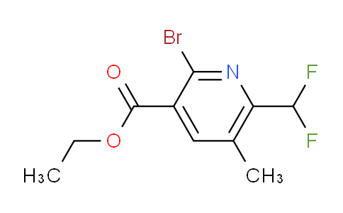 AM206800 | 1806916-97-1 | Ethyl 2-bromo-6-(difluoromethyl)-5-methylpyridine-3-carboxylate