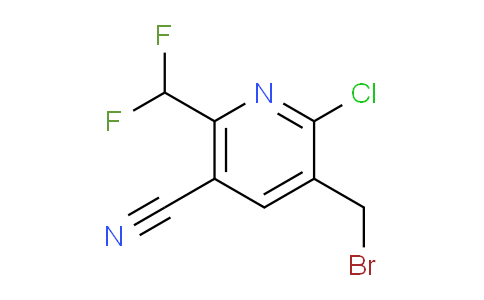 AM206804 | 1806867-90-2 | 3-(Bromomethyl)-2-chloro-5-cyano-6-(difluoromethyl)pyridine