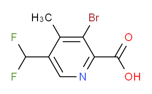 AM206805 | 1805434-98-3 | 3-Bromo-5-(difluoromethyl)-4-methylpyridine-2-carboxylic acid