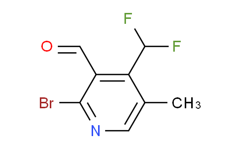 AM206807 | 1805935-86-7 | 2-Bromo-4-(difluoromethyl)-5-methylpyridine-3-carboxaldehyde