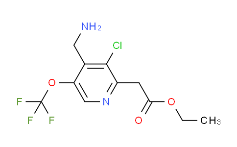 AM20681 | 1804796-89-1 | Ethyl 4-(aminomethyl)-3-chloro-5-(trifluoromethoxy)pyridine-2-acetate