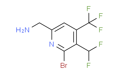 AM206810 | 1805382-38-0 | 6-(Aminomethyl)-2-bromo-3-(difluoromethyl)-4-(trifluoromethyl)pyridine