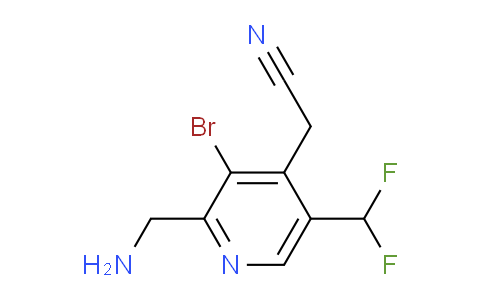 AM206812 | 1805940-93-5 | 2-(Aminomethyl)-3-bromo-5-(difluoromethyl)pyridine-4-acetonitrile