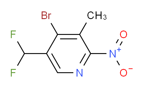 AM206824 | 1804458-62-5 | 4-Bromo-5-(difluoromethyl)-3-methyl-2-nitropyridine