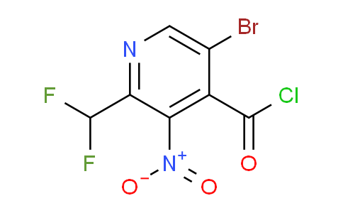 AM206825 | 1805251-74-4 | 5-Bromo-2-(difluoromethyl)-3-nitropyridine-4-carbonyl chloride