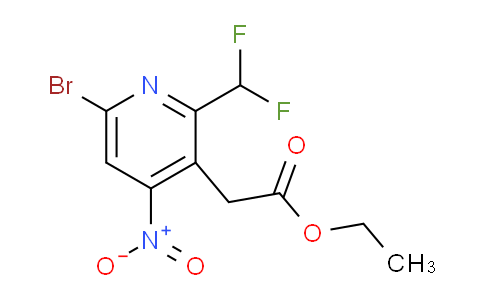 AM206829 | 1805251-33-5 | Ethyl 6-bromo-2-(difluoromethyl)-4-nitropyridine-3-acetate