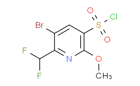 AM206832 | 1805241-93-3 | 3-Bromo-2-(difluoromethyl)-6-methoxypyridine-5-sulfonyl chloride