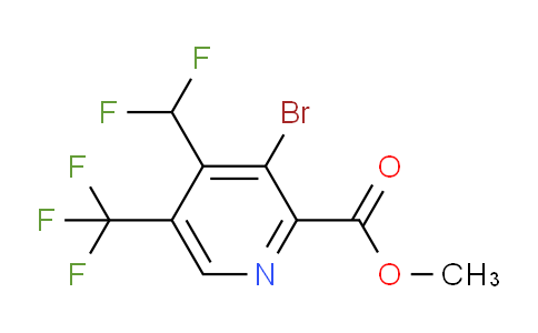 AM206837 | 1805396-17-1 | Methyl 3-bromo-4-(difluoromethyl)-5-(trifluoromethyl)pyridine-2-carboxylate
