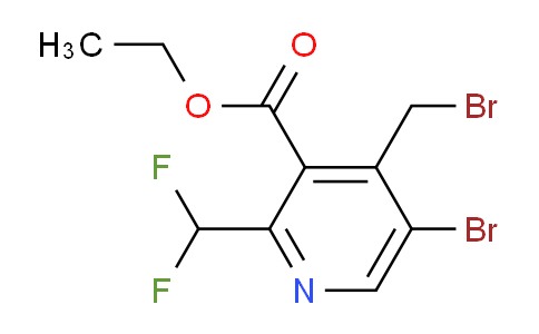 AM206838 | 1805367-93-4 | Ethyl 5-bromo-4-(bromomethyl)-2-(difluoromethyl)pyridine-3-carboxylate
