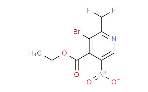 AM206839 | 1805448-77-4 | Ethyl 3-bromo-2-(difluoromethyl)-5-nitropyridine-4-carboxylate