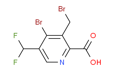 AM206847 | 1805954-28-2 | 4-Bromo-3-(bromomethyl)-5-(difluoromethyl)pyridine-2-carboxylic acid